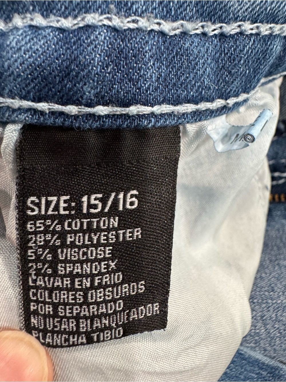 SKYPremium Collection Women's Jeans Size 15/16 Flare Leg High Rise Blue Denim - Picture 9 of 14